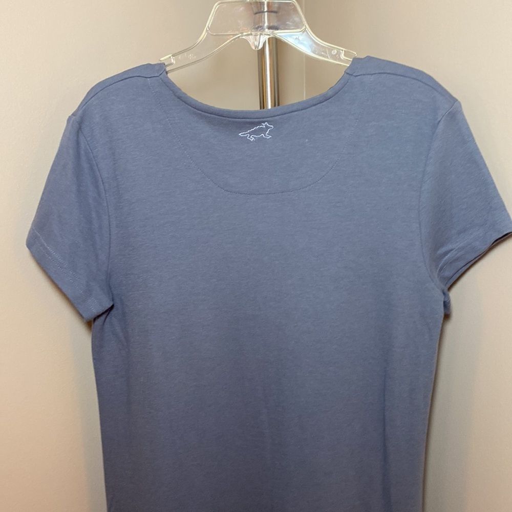Horny Toad Women's Gray Super Soft Stretchy Short Sleeve Crewneck T-Shirt Dress - Picture 8 of 13